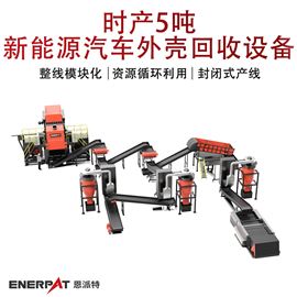 MSB-E800时产5吨新能源汽车外壳回收设备