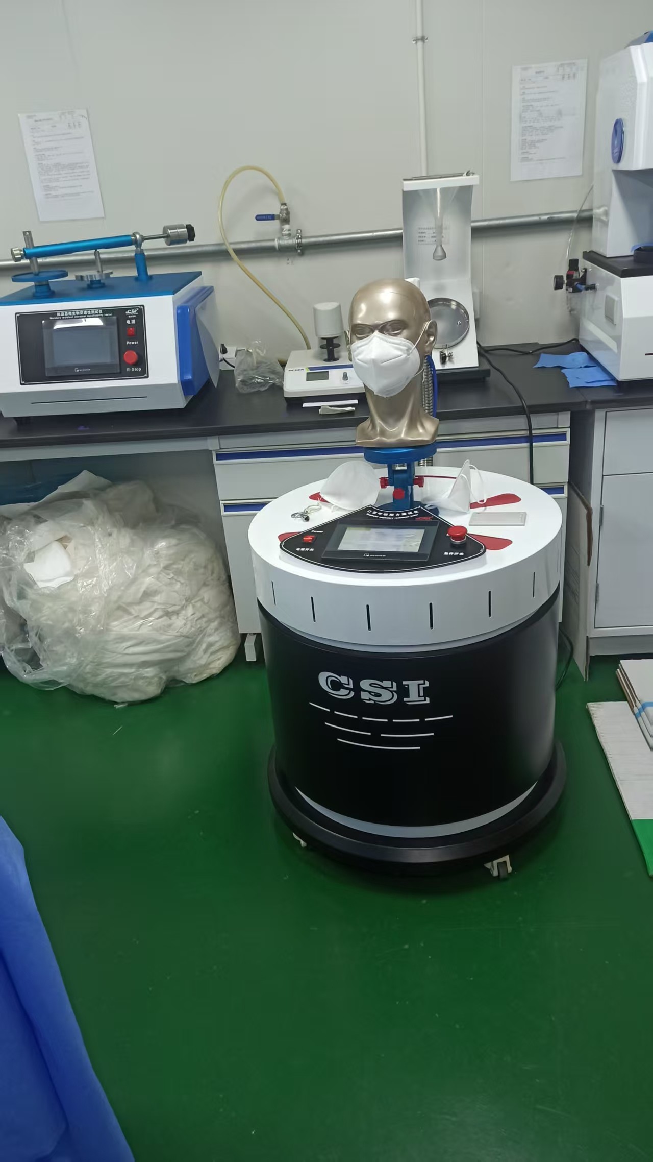 口罩呼吸阻力測試儀：上海程斯與常州XX科技有限公司的戰略合作新篇章
