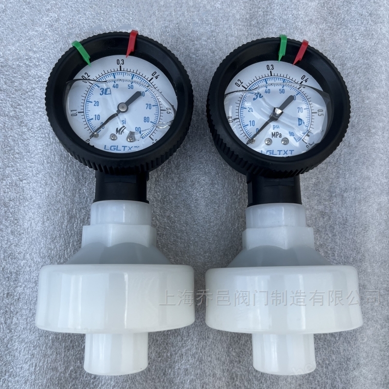 786-V全塑隔膜压力表 786-P隔膜压力表