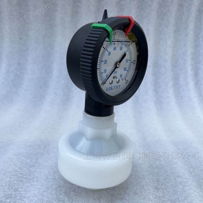 PVDF隔膜压力表 786-P隔膜压力表