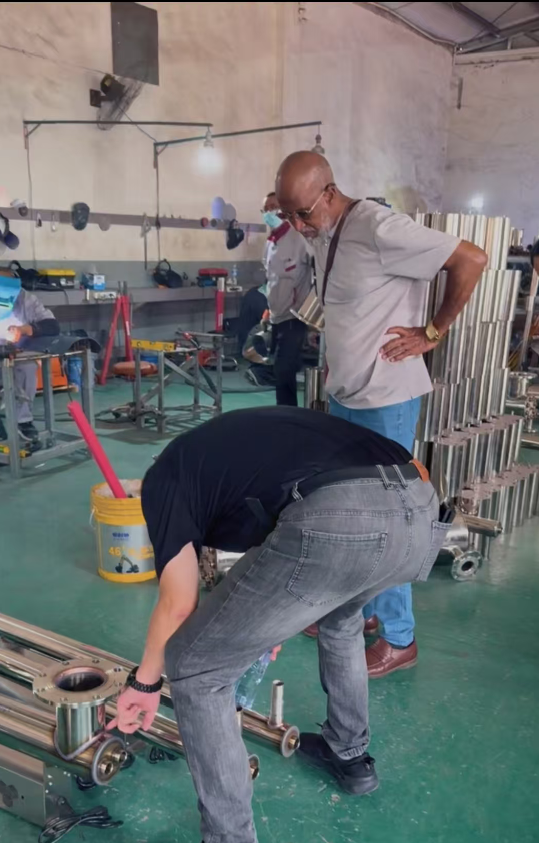 沙特阿拉伯客户团莅临指导