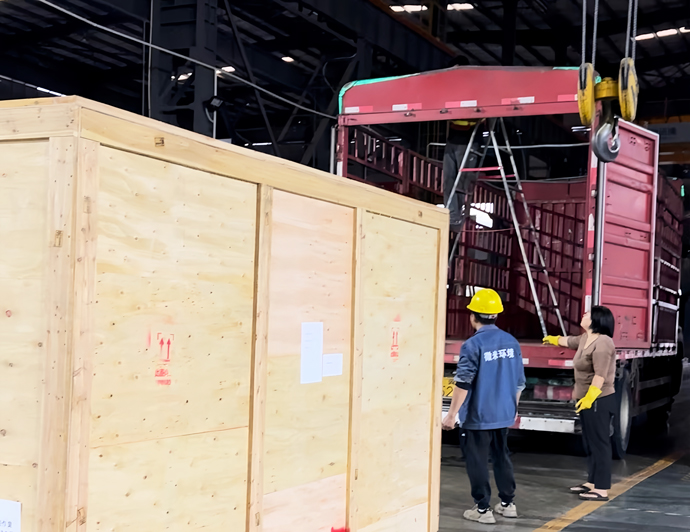 日處理300公斤廚余垃圾堆肥機，微米生物出口中國臺灣！