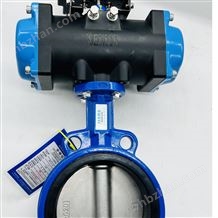 SMD671J/P-16QSMD671JP-16Q气动对夹蝶阀不锈钢板污水暖通