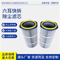 替代布袋式除尘滤芯  钢铁冶炼烟气处理 清洗方便 按需定制 德聚发